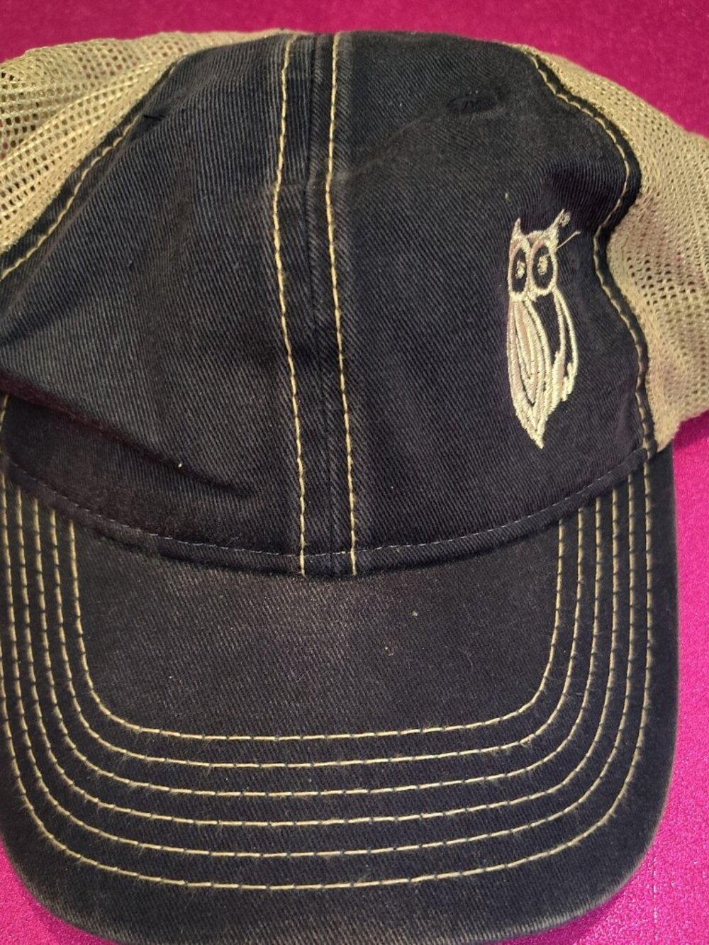 Hooters - blue & White Adjustable Strap Cap